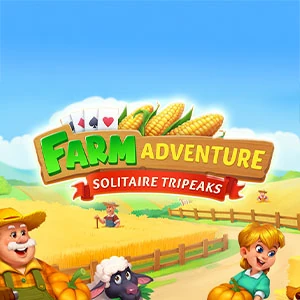Farmland Adventure Solitaire Tripeaks logo