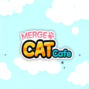 Merge Cat Cafe : Coffee cat logo